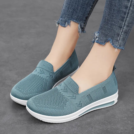 Spring New Women's Sports Shoes, Fashionable, Breathable, Lightweight, Non-slip, Wear-resistant, Casual Sports Shoes, Flat Shoes
