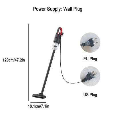15000Pa Portable Handheld Vacuum Cleaner Household Rechargeable High Power Corded Vacuum Cleaners Wet Dry Dual Use
