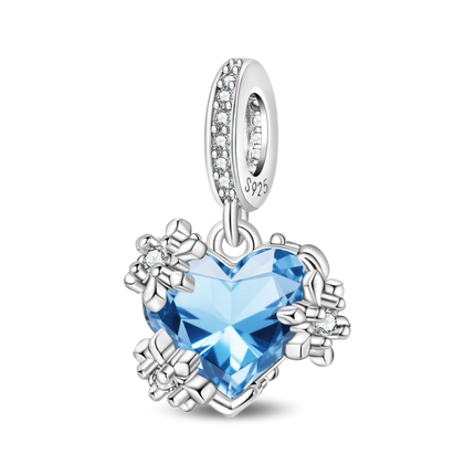 Original 925 Sterling Silver Charms Beads Cute Mushroom Unicorn Love Wings Pearl Charm for Bracelet Pendant Woman Girl Jewelry