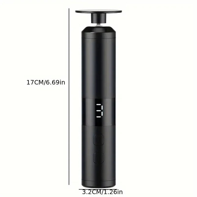 3-Speed Speed Adjustment, LCD Display Screen, 16 Interchangeable Heads for Home/Foot and Hand Care, Fast Charging