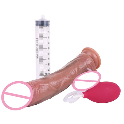 SXXY Skin-Like Realistic Squirting Dildo Silicone Water Spray Anal Plug G-spot Stimulation  Adult Pleasure Toys for Men Women