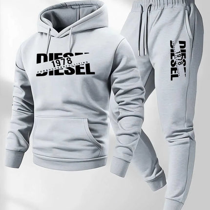 2025 popular autumn and winter new hooded sportswear sportswear fashion hooded sportswear casual sportswear and pants two in one