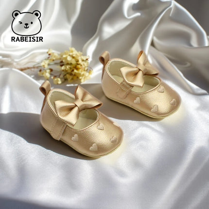 Baby girl toddler shoes baby embroidery love style baby's first pair of step shoes breathable non-slip fashion