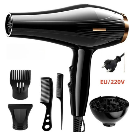 New High-Power Quick Drying Hair Dryer For Home Use, Hair Salon, Cool Hot Air, Blue Light Hair Care Dryer, 220V
