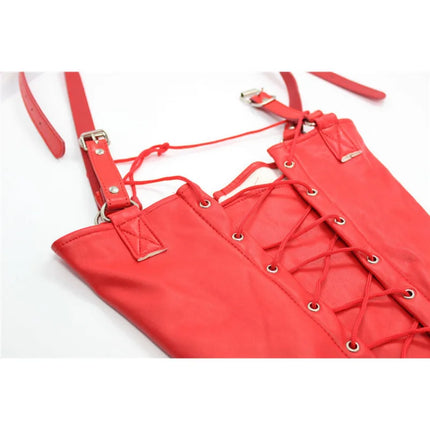 PU Leather Over Shoulder ArmBinder Behind Straight Jacket Bondage Lockable Glove Constraint Shoulder Behind Back SM Sex Toy