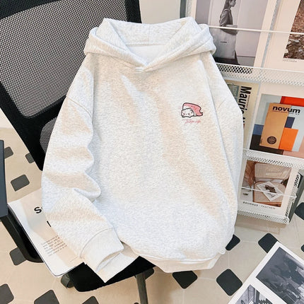 Creative Cartoon Cute Cat Shark Hooded Sweatshirt for Autumn and Winter, Loose and Casual Suitable for Both Boys and Girls