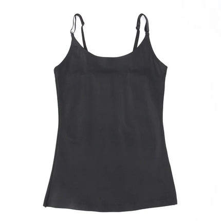 Women Sexy Shapewear Top Tummy Control Smooth Body Shaper Camisole Tank Top Slimming Belly Compression Vest 2PCS 2025 Summer