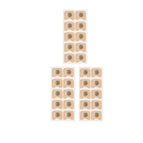 30 Square pieces