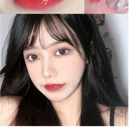 Shuiguang capsule lip honey kit moisturizes and hydrates for a sparkling, mirror-like finish, colorless and transparent glass lip oil