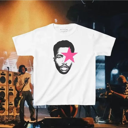 Rapper Frank Retro Graphic Cotton T-Shirt Women's Hip Hop Ocean Album Clothing Men's T-Shirts Y2K Unisex Blond Fashion Summer