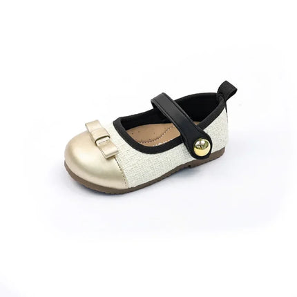 Sweet Kids Flat Shoes New Spring Autumn Girls Leather Shoes Fashion Bowknot Trend Children Causal Princess Wedding Party Shoes