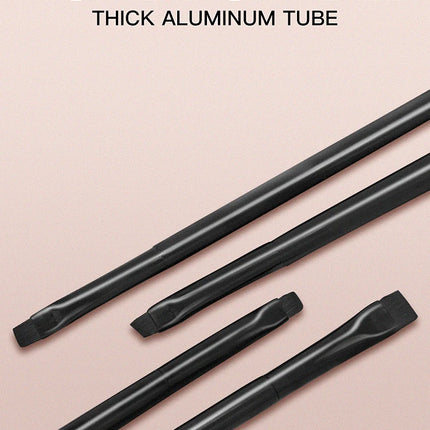 4pcs Blade Makeup Brushes Angled Thin Eyebrow Brush Flat Fine Eyeliner Brush Professional Liner Brow Make Up Tools