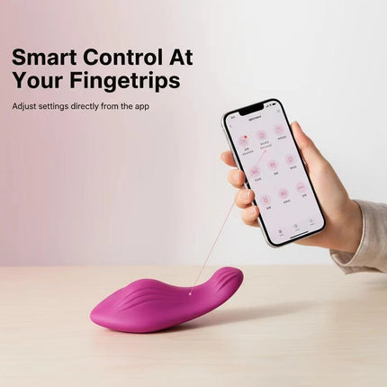 Wearable Bluetooth Panties Vibrator Vagina Clitoris Stimulator Massager APP Control Wearable Vibrating Egg Sex Toy for Adult