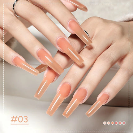 SHAKA 10ml New Popular Ice Pink Nail Gel Polish Set Semi Permanent Nail Art Soaking UV LED Nail Salon DIY Nail Salon Gel 4 sold