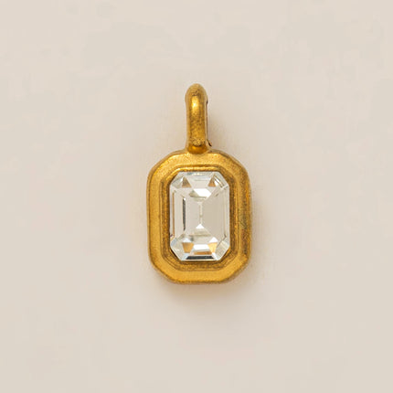 Fashionable and trendy new heart-shaped pentagram full diamond horseshoe pendant charms for jewelry