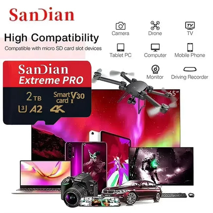 High-Speed Storge SD Card Original Micro TF Cards Class 10 Fast Transfer Memory Card for Phones/Digital Camera/MP3 Player