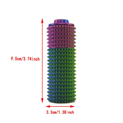 Sensory Roller Fidget Toy Clicker Tactile Spikes for Anxiety Stress Relief Pain Stimming Autism Over Stimulation with Lanyard