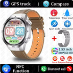Silver Leather / NFC Watch 5 Pro
