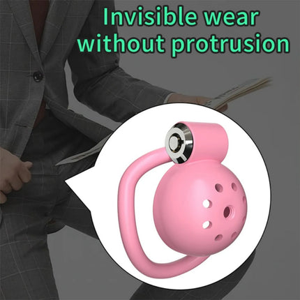 ABS Male Chastity Cage with Urethral Sounds Anti Pinch Hidden Lock Invisible Kit for Adult Men Fetish Play Cock Cage BDSM Device