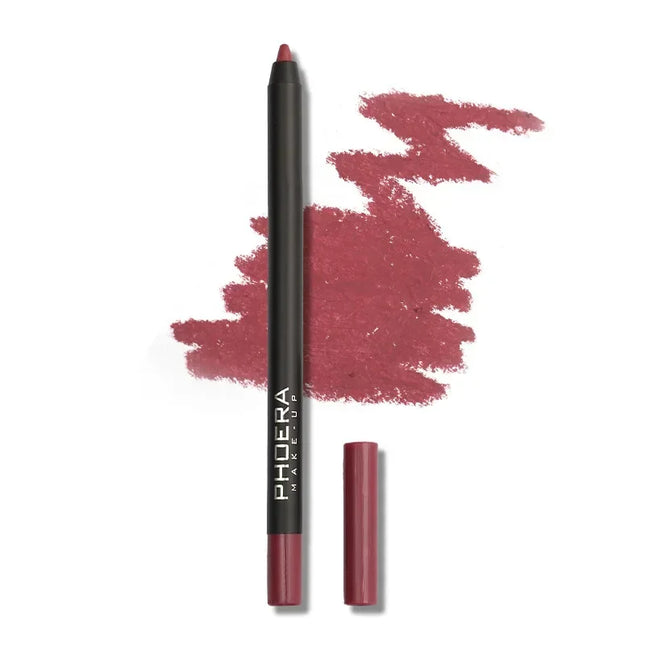Matte Lipliner Pencil Sexy Nude Pink Red Contour Tint Lipstick Waterproof Lasting Non-stick Cup Moisturising Lip Makeup Cosmetic