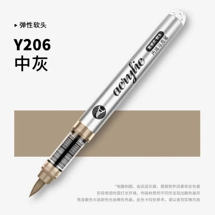 GRASP 120/1 Colors Acrylic Marker Pens Waterproof Pen Soft Brush Nib Student Art for Glass Stone Art School Supplies Stationery