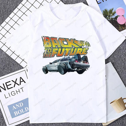 Mens Clothing  Doc Brown Back To The Future Back To The Future 1.21 Gigawatts Fun Tops Tee T Shirt Loose Tops T-Shirt
