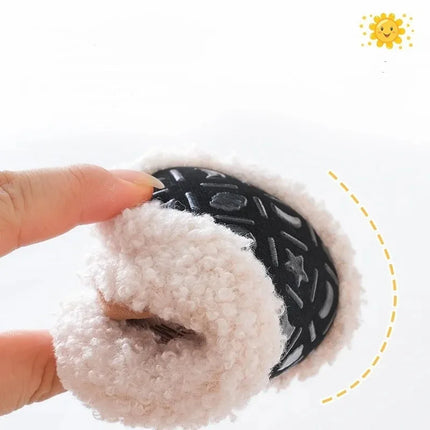 Autumn Winter Children Slippers Toddler Plush Floor Socks Boy Girl Soft Sole Anti-slip Walking Shoes Indoor Home Kids Shoes