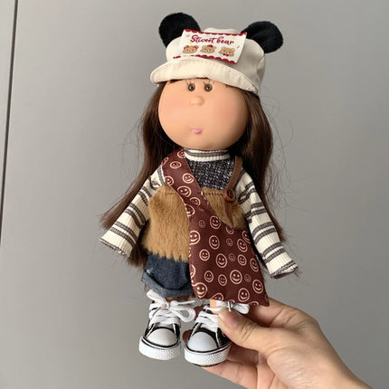 24cm Doll Clothes & Shoes Kit For 24cm Spanish Mia Cute Dress Up Girl Changeable Clothes For Collectors (Doll Not Included)