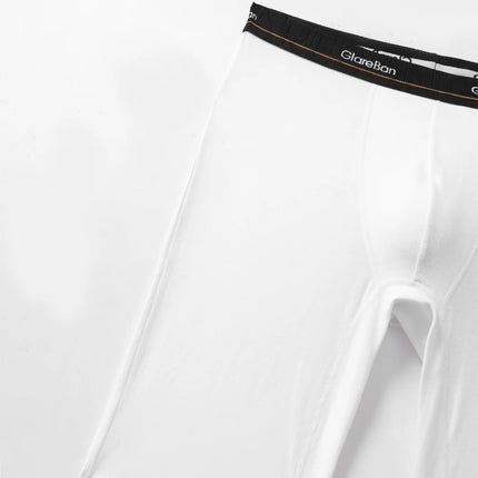 4pc Set Long leg White Cotton Boxer Men Underwear Male Brand Panties And Underpants For Homme Luxury Shorts Box Slip Briefs Soft