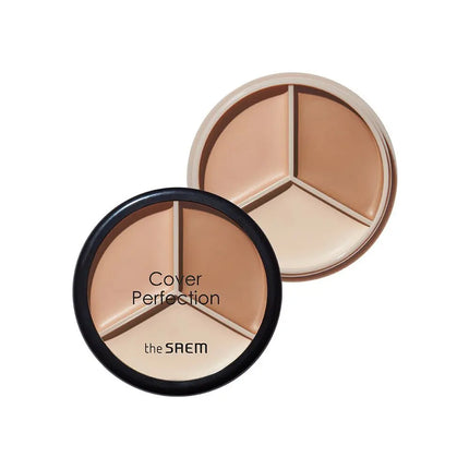THE SAEM Cover Perfection Triple Pot Concealer 4.5g x 3colors Perfect Makeup Look