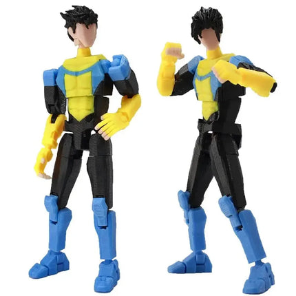 3D Printed Dummy 13 Invincible Boy Titan Model Multi-jointed Movable Action Figure Desktop Ornament Animation Model For Kids Fan