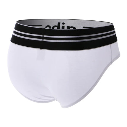 Penis Hole Man Underwear Men Sexy Cockring Briefs Open Crotch Pouch Underpants Silicone Cock Ring Panties hombre