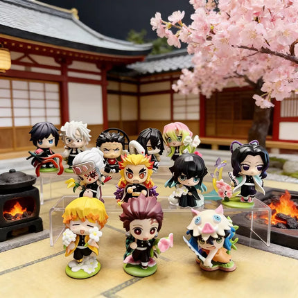 2029-A Set of 6 Non Repeating Blind Box Toys, Ghost Extinguish Series, Set Up on The Table To Give Away Hot Selling Products
