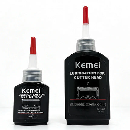Kemei 55/30ml Professional Hair Clipper Lubricant Oil Blade Maintenance Lube Reduces Noise, Prevents Rust Extends Lifespan