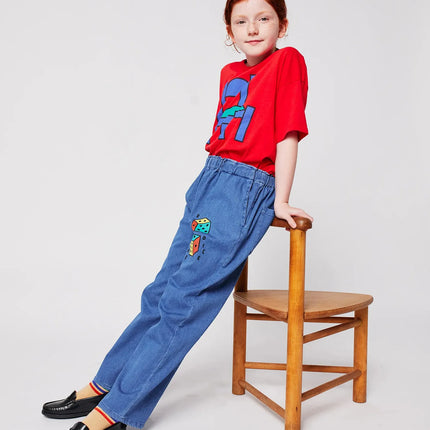 Kids T-shirt BC Boys Girls Pure Cotton Short-sleeved Tops T Shirt for Kids Boy 10 Years