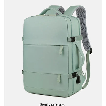 2024Men Women's Bag Large Capacity Journey Multifunction Backpack With Shoe Storage Multilayer Dry And Wet Separation Waterproof