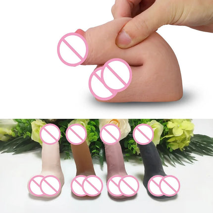 Ftm Packer Ultra Soft Realistic Short Small Dildo Dress Male Genitalia Transgender STP Prosthetics Penis