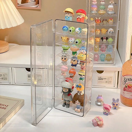 Acrylic Organizer For Collectible Figure And Blind Box Toy Large-Capacity High Definition Transparent Miniature Display Shelves