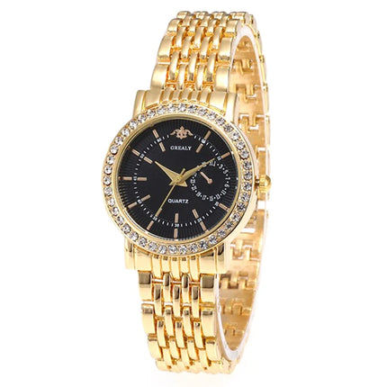 New Fashion Women Watches Stainless Steel Strip Quartz Watch Clock Fashion Casual Relogio Feminino Girl Student Women Wristwatch