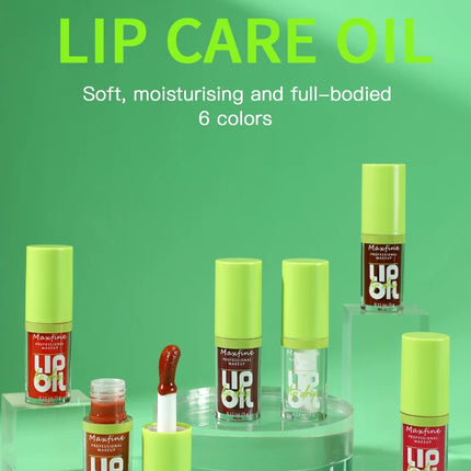 6-tone moisturizing lip gloss luminous oil lip gloss, moisturizing transparent liquid lip gloss, natural lip enhancer, make lips