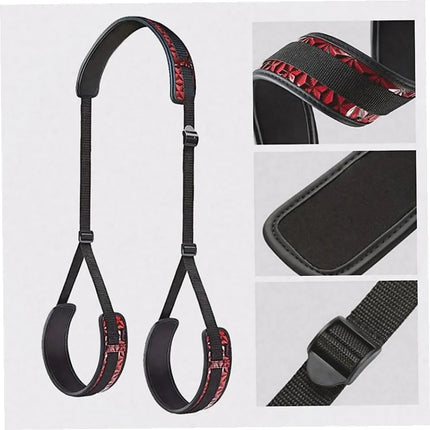 BDSM Bondage Kit With Collar Leash Handcuffs Ankle Cuffs Whip Blindfold Fetish Rope Adult Games Sex Toys