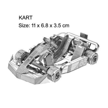 3D Metal Puzzle EF510 Train Vintage Car Mountain Bike Motorcycle model KITS Assemble Jigsaw DIY Puzzle Gift Toys For Children