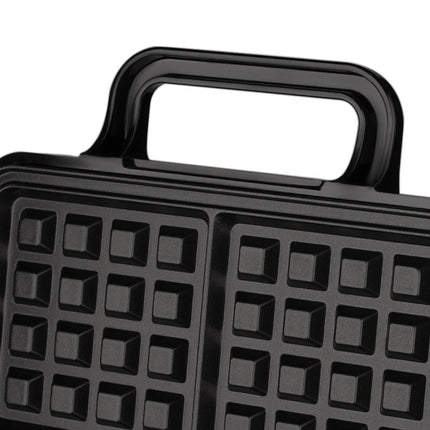 4-Slice Waffle Appliance Non-Stick Coating 4 Slice Waffle Appliance Small Appliance Easy to Clean Heat-Resistant Handle Handle