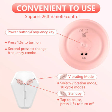 Chest Massager Bra Vibrator Wearable Bra Cup Remote Control Stimulate Nipple Female Masturbator Women Sexmachine Adult Sex Toy