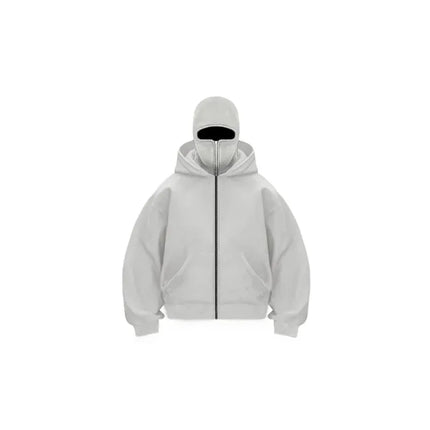 2025new  Autumn/Winter Women's Balaclava Y2K Gothic Harajuku Winter New Hooded Sportswear Women's Hooded Mask Zipper Sportswear