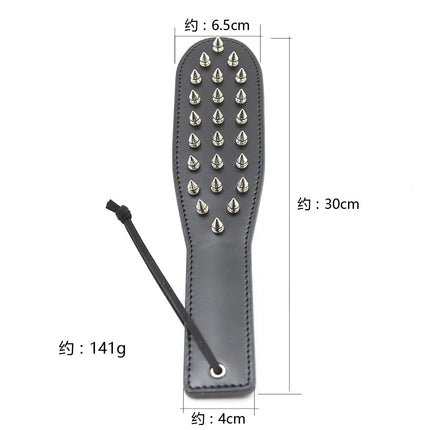 BDSM Spanking Paddle Dual Side Leather Spiked Whip Sex Toys for Couples Adult Games Bondage Restraints Sex Products