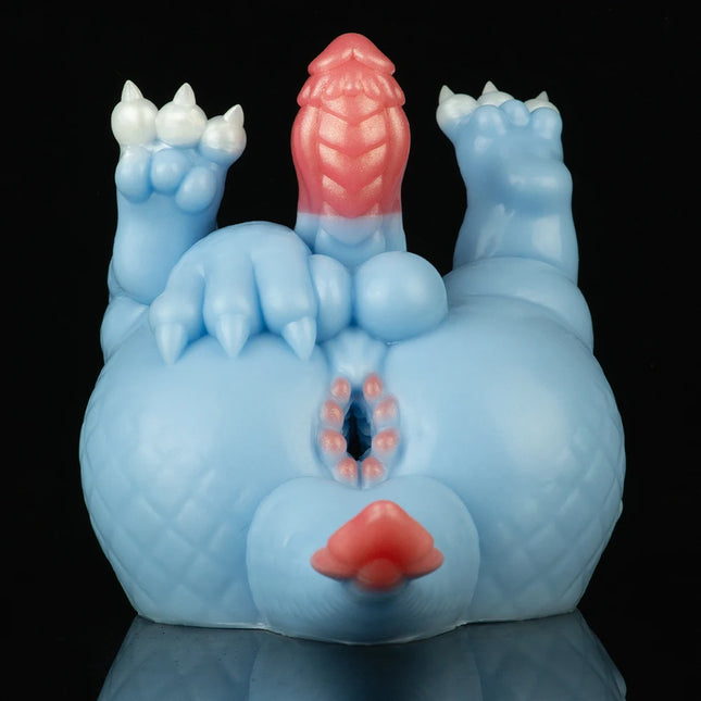 GEEBA Lifelike Blue Dragon Butt Silicone Male Masturbator Pocket Pussy Onahole Artificial Vagina Stroker For Man Adult Toys Shop
