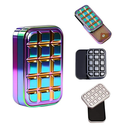 Fidget Slider Chocolate Shaped Magnetic Metal Fidget Toys EDC Adult Fidget Toys ADHD Anxiety Relief Toy Restless Toys