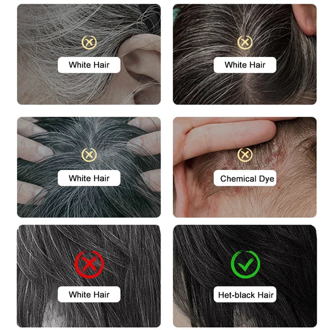 Black Hair Stick, Gray Hair Covering Artifact, No Color Loss, Disposable Hair Dye Stick, Black Roots Color