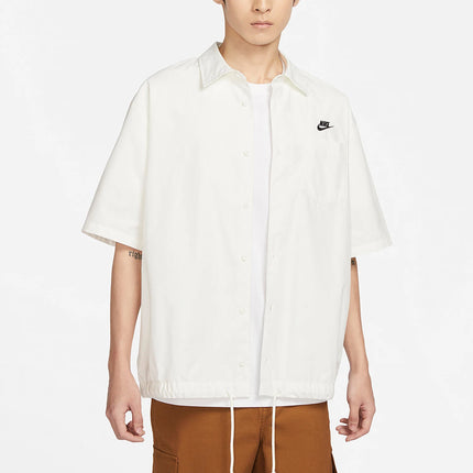 Nike Official CLUB Men's Lapel Loose Casual Short Sleeve Button Shirt FN3903-133
